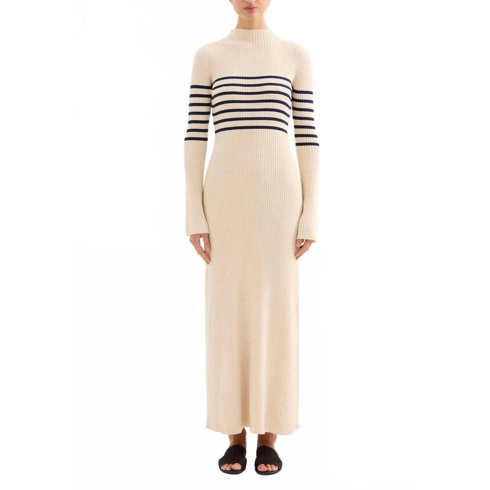 NEW NUDE LUCY misha knit dress in beige
